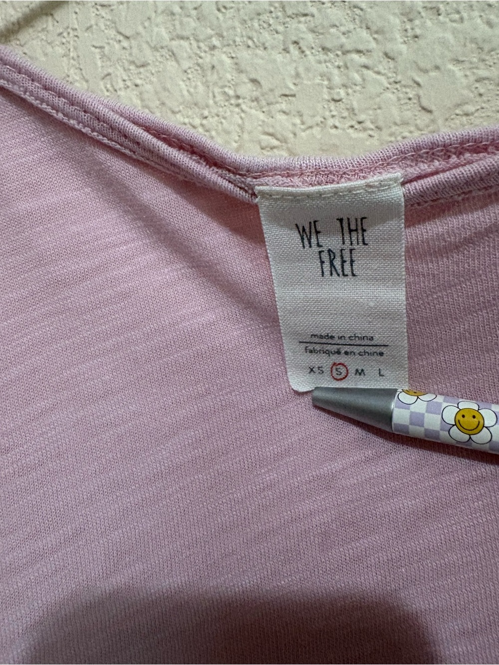 We The Free Light Pink Off-Shoulder Top - Picture 2 of 2